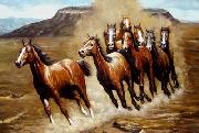 unknow artist Horses 019 oil painting reproduction